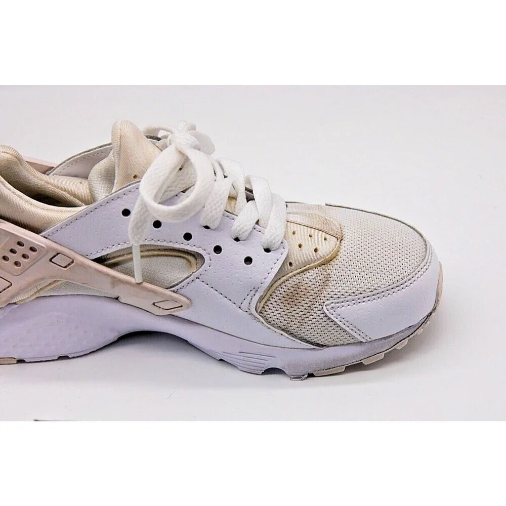 NIKE HUARACHE RUN/ Pure Platinum/White/ 4Y/ 654275-110